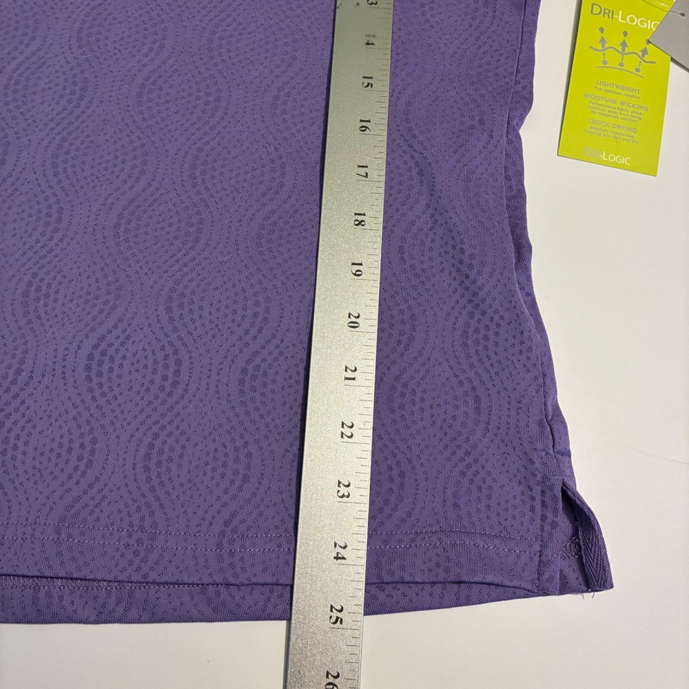 Tommy Armour Womens Purple Dri-Logic Golf Polo Shirt Medium 2673-3049 NWT - Picture 5 of 8